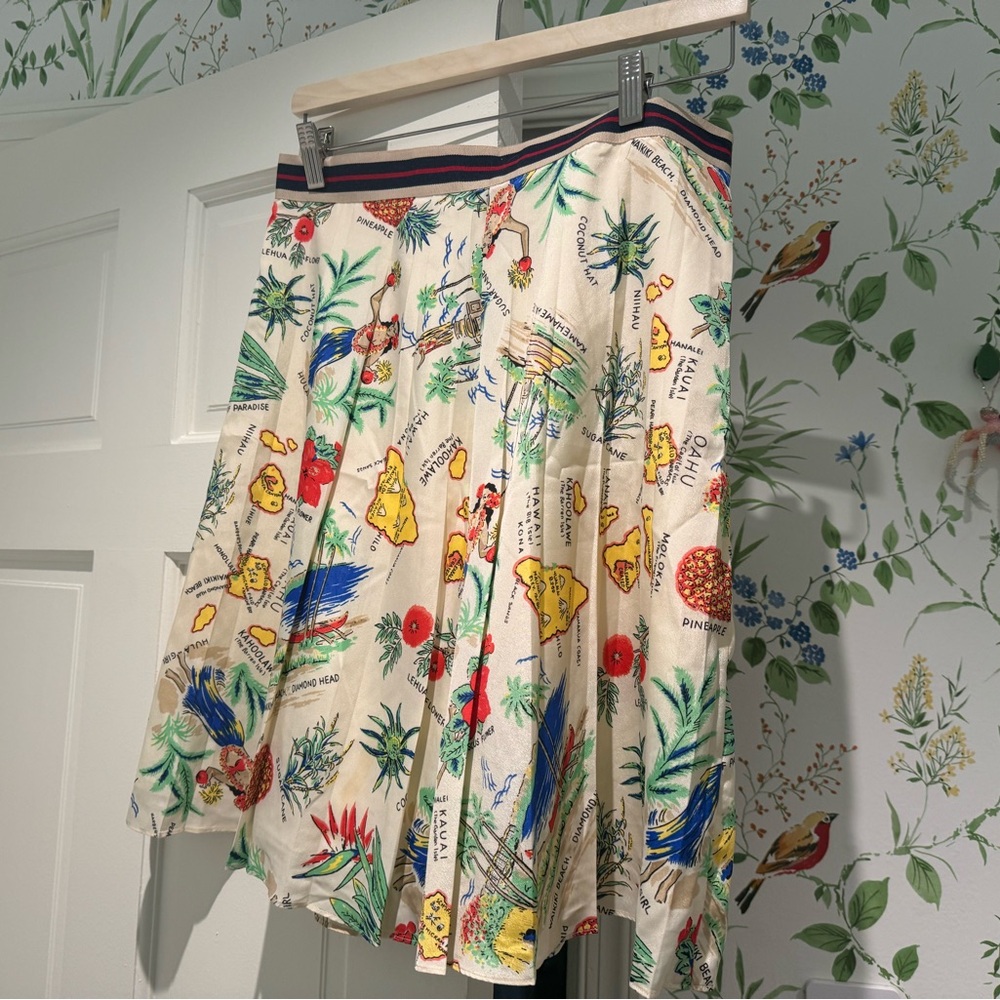 Tropical Print / hawaiian Skirt